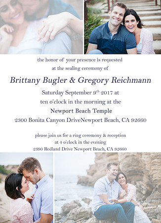 TEMPLE BACK Vertical 5x7 Flat Cards